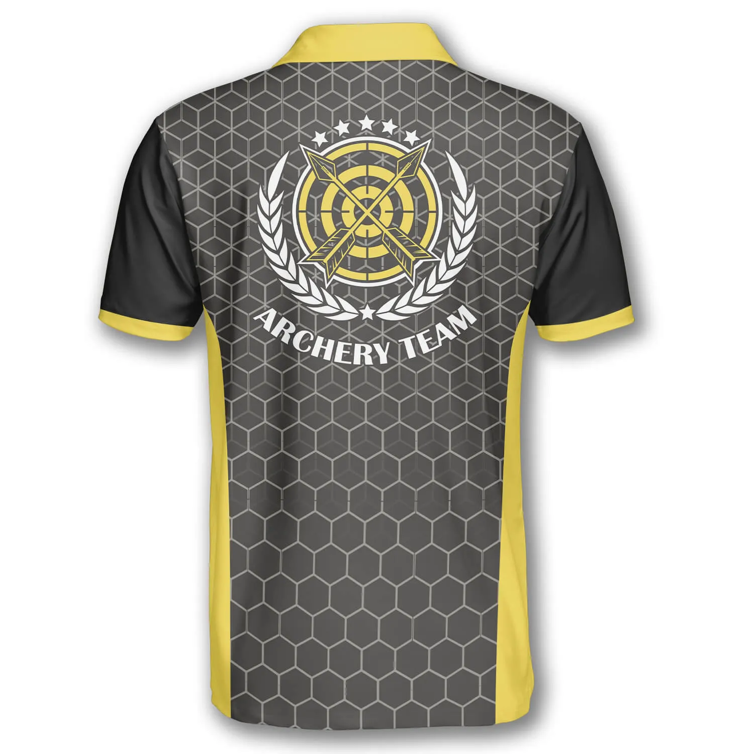 3D All Over Print Archery Honeycomb Pattern Emblem Custom Archery Shirts for Men