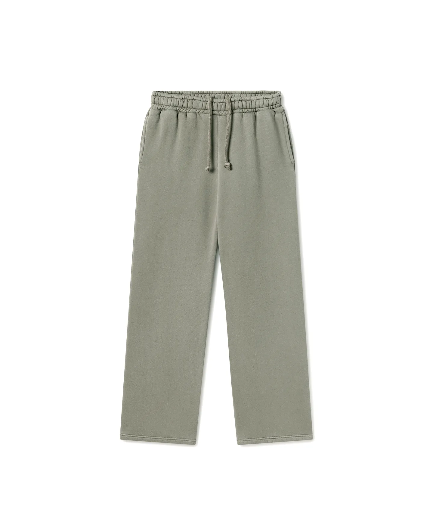 450 GSM 'Vintage Olive' Straight-leg Pants