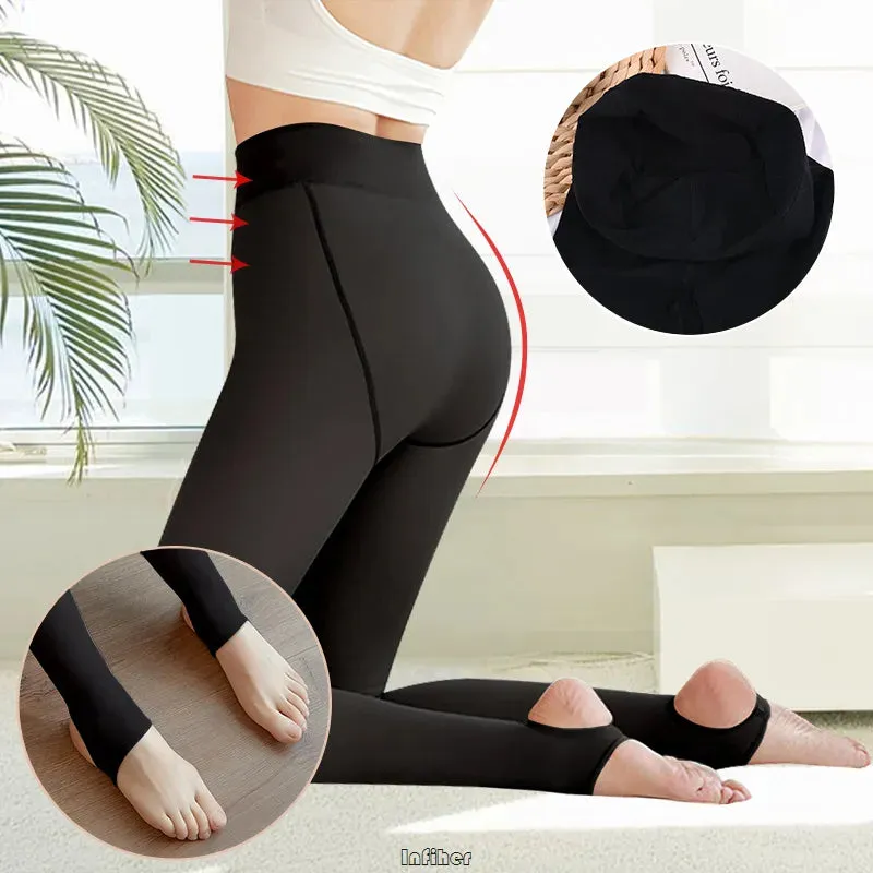 90g Sexy Thicken Stockings Women High Elastic Leggings Skin Effect Tights 2023