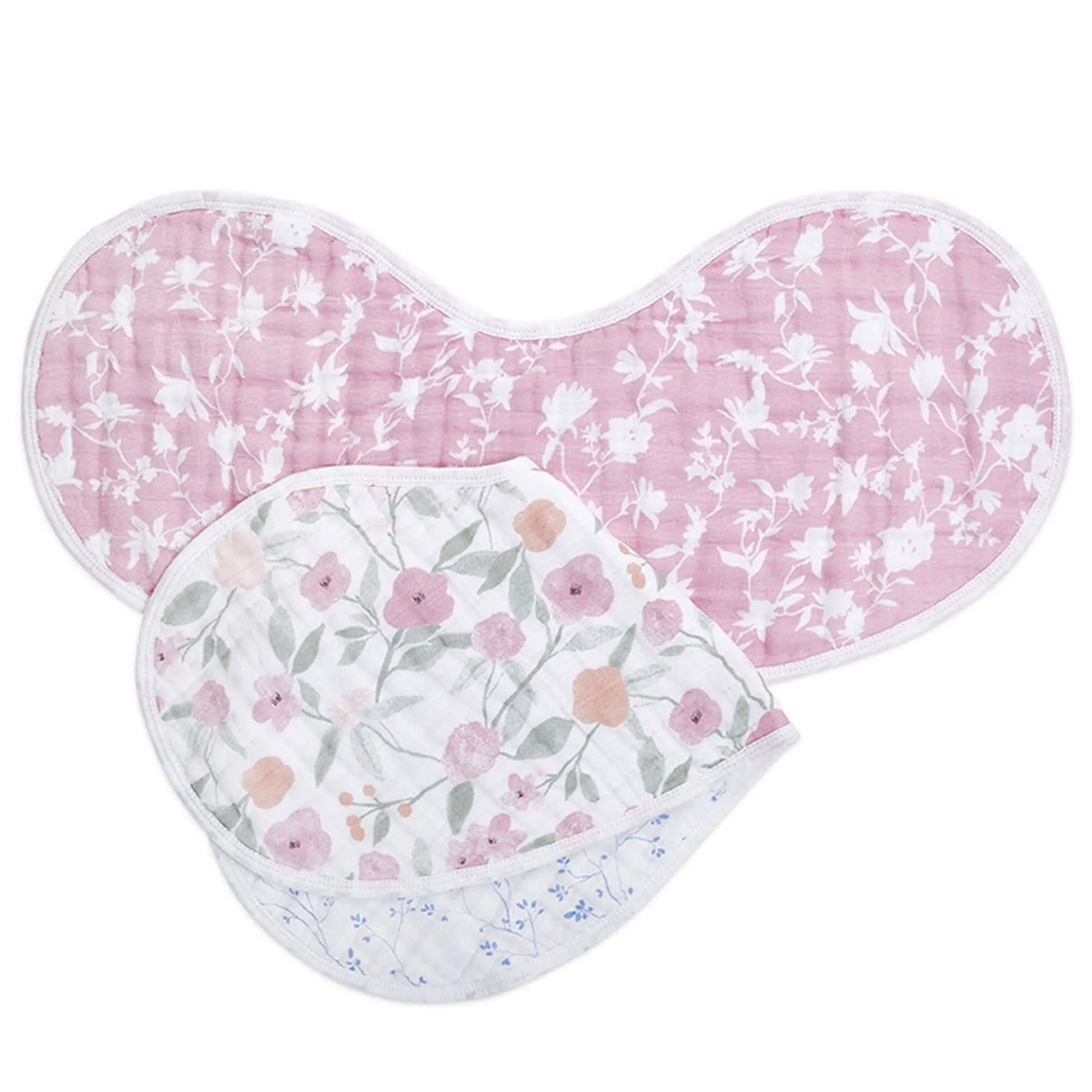 ADEN   ANAIS Cotton Muslin Classic Burpy Bib 2pk - Ma Fleur