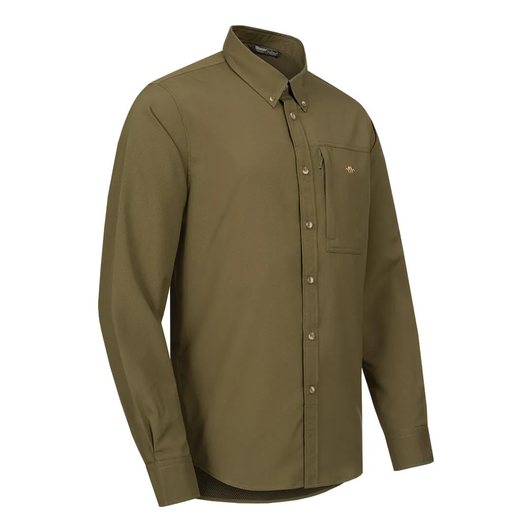 Airflow Shirt - Dark Olive by Blaser