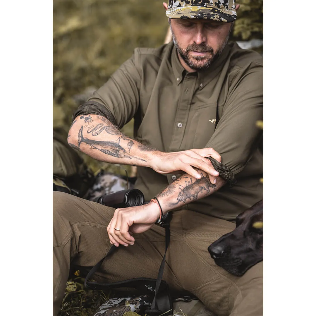 Airflow Shirt - Dark Olive by Blaser