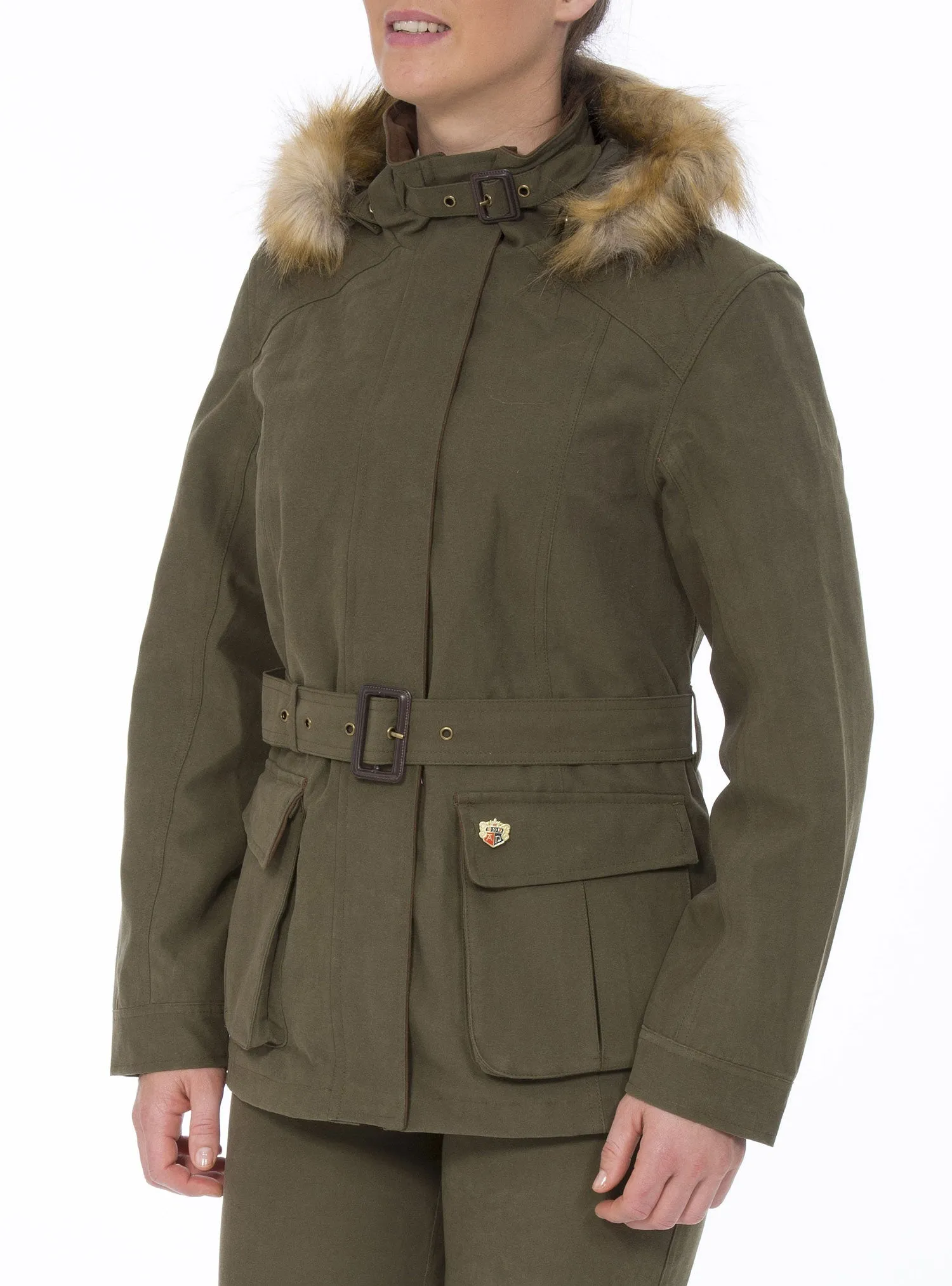 Alan Paine Berwick Jacket with Faux Fur Trim