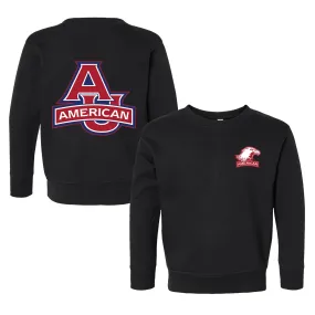 American University Eagles Logo Toddler Crewneck Sweatshirt