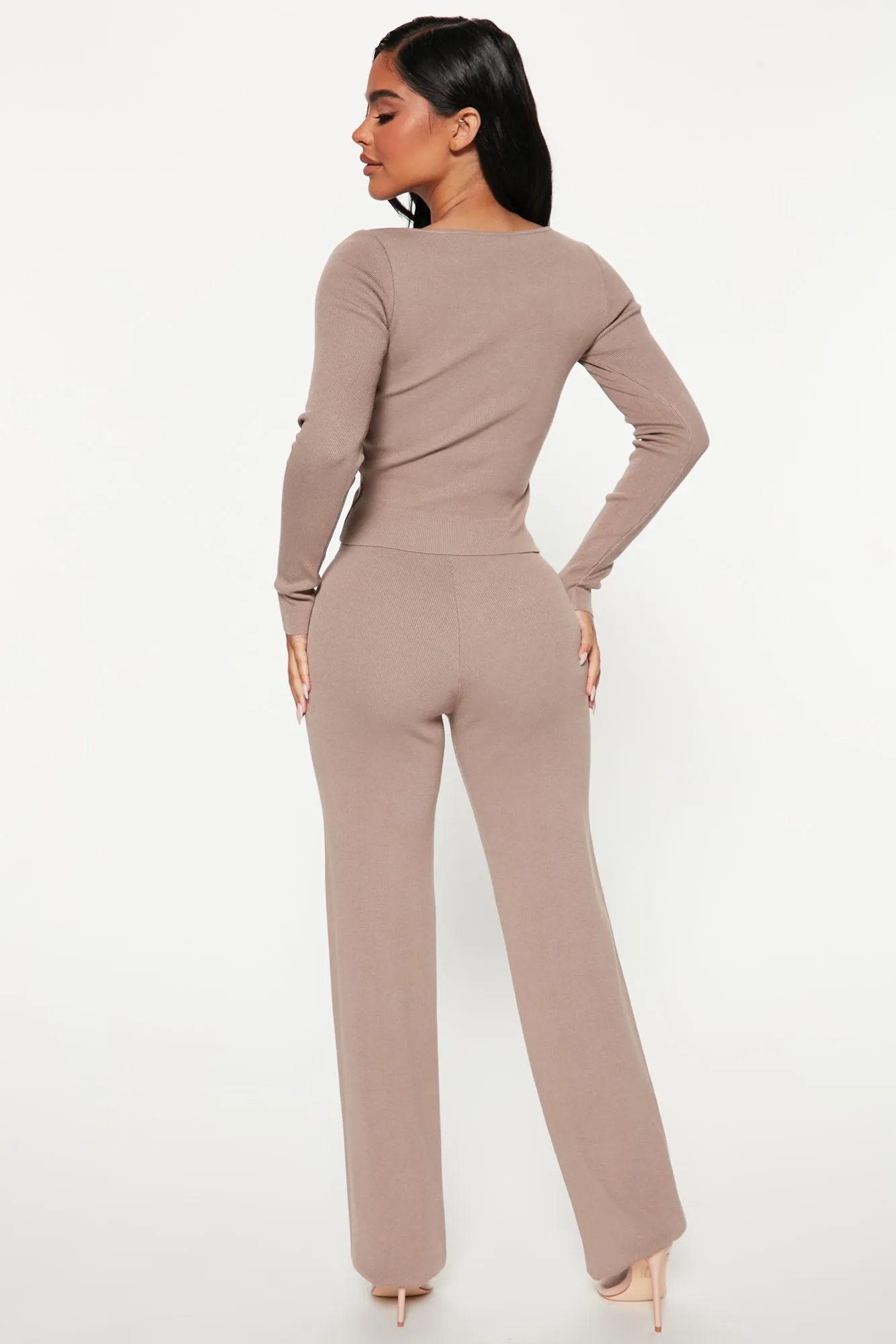 Arabella Sweater Pant Set - Mocha