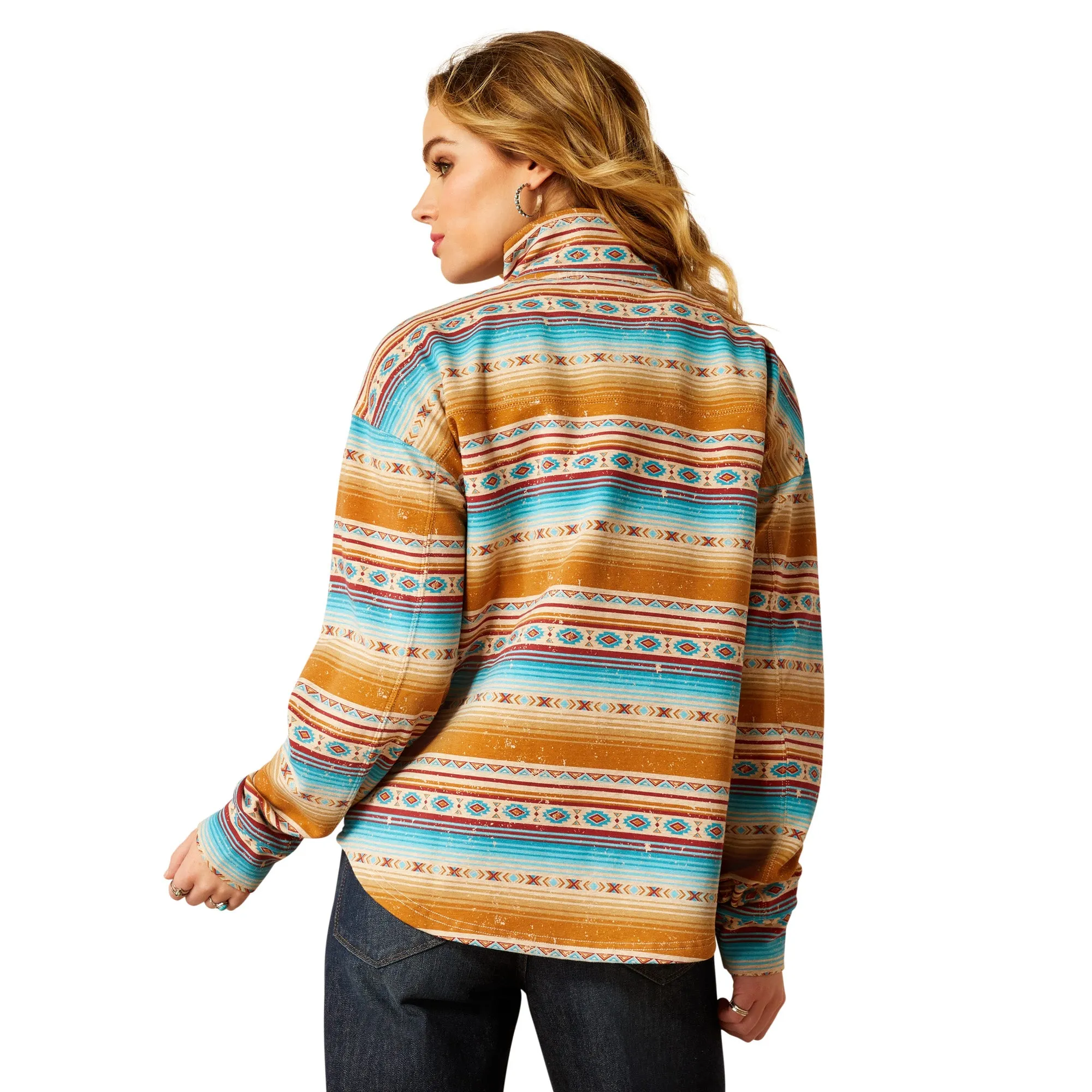 Ariat Ladies Hometown Fallon Serape Print Sweatshirt 10052416