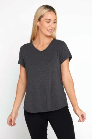 Bamboo Tee - Charcoal