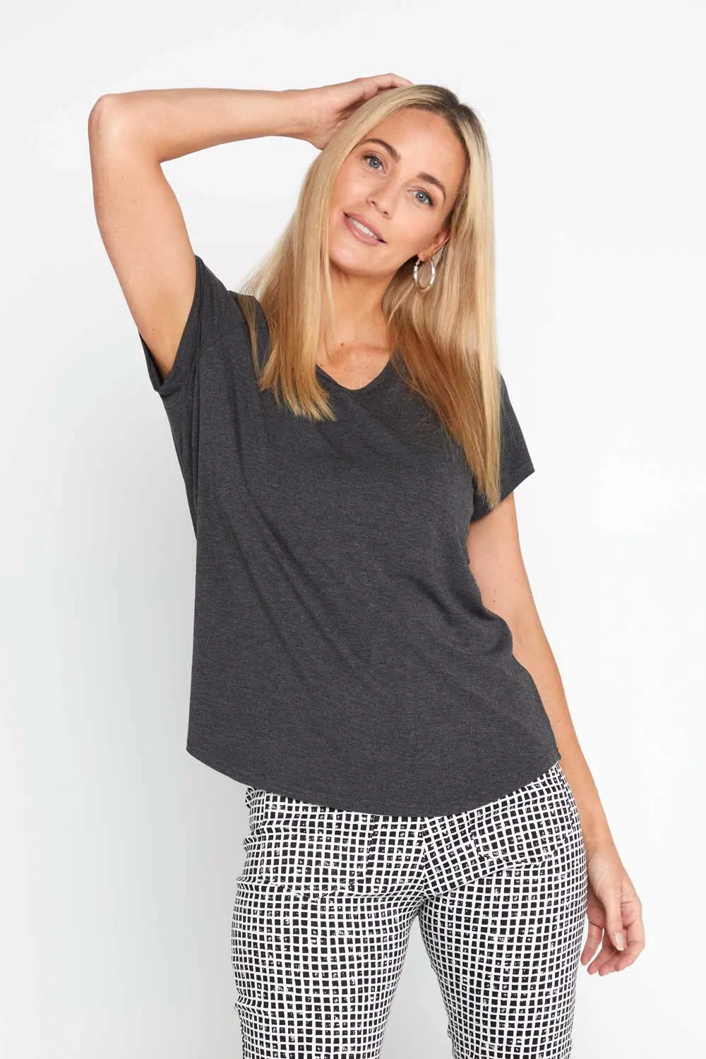 Bamboo Tee - Charcoal