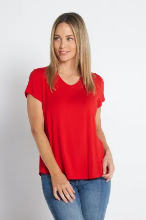 Bamboo Tee - Red