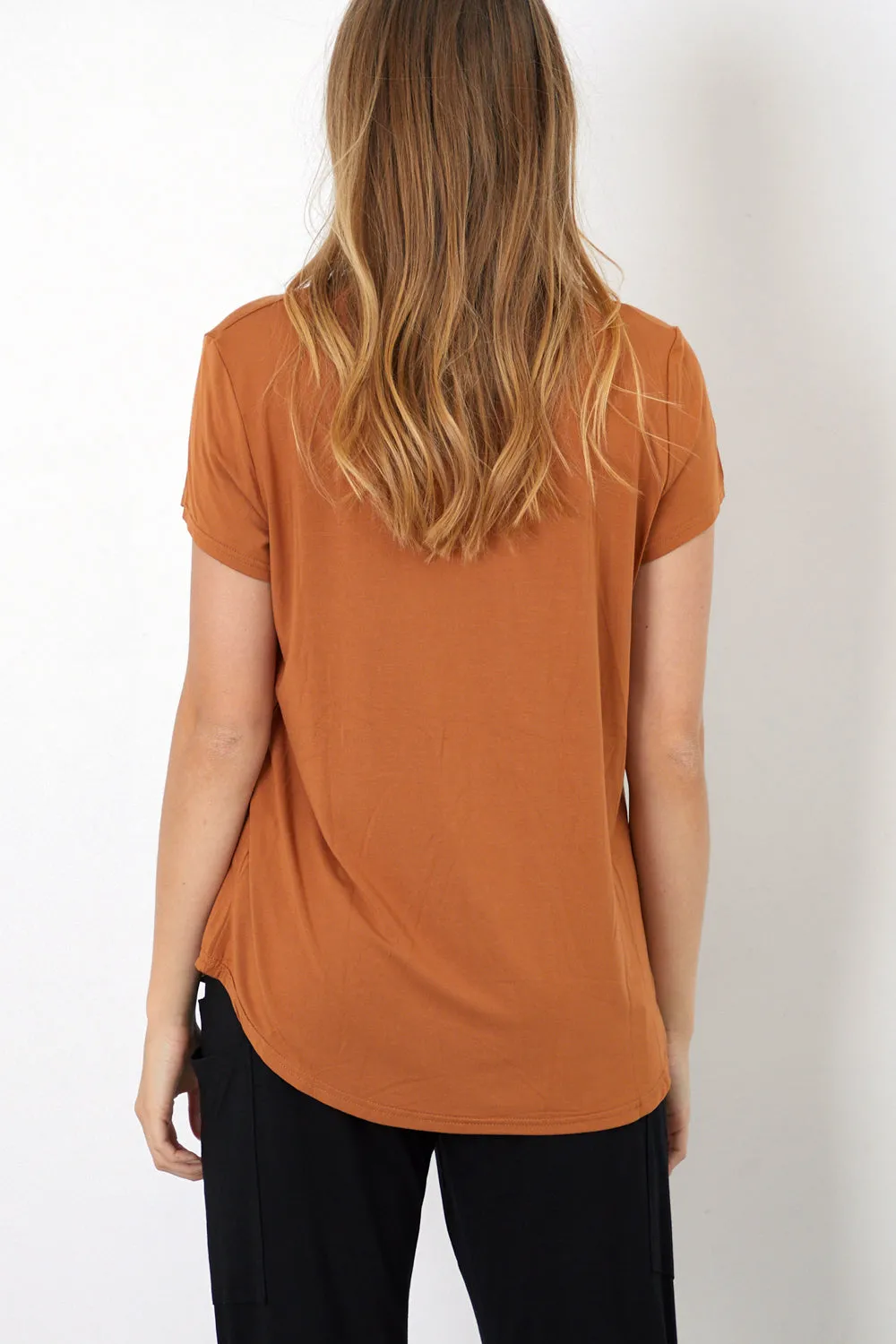 Bamboo Tee - Rust