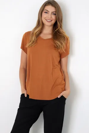 Bamboo Tee - Rust