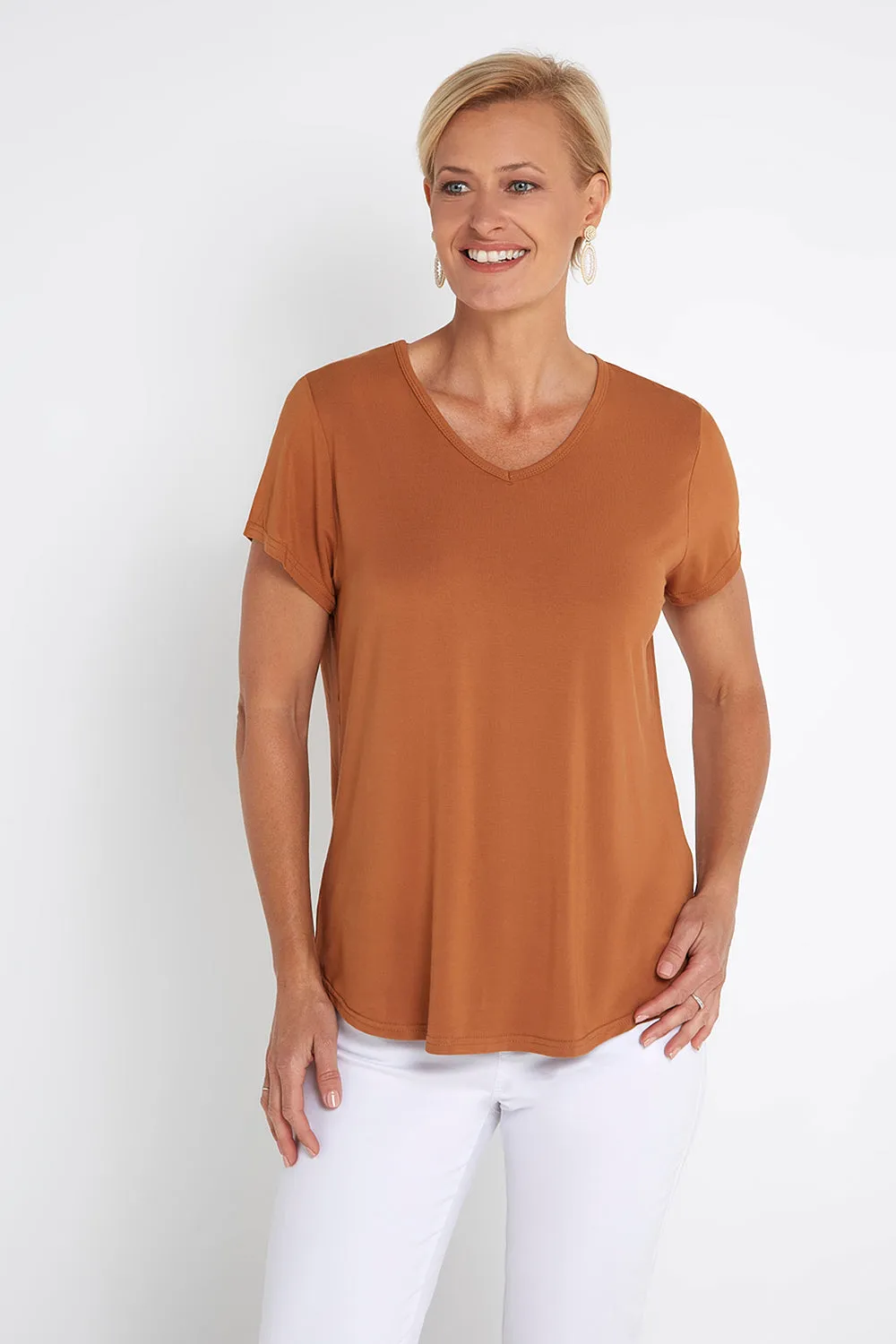 Bamboo Tee - Rust