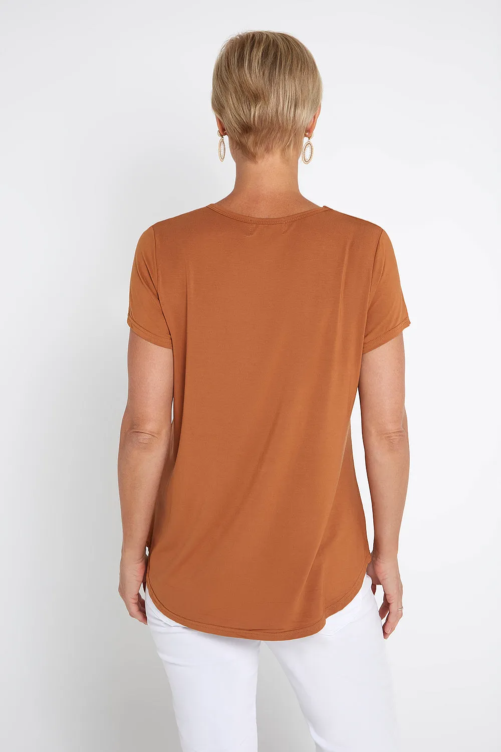 Bamboo Tee - Rust