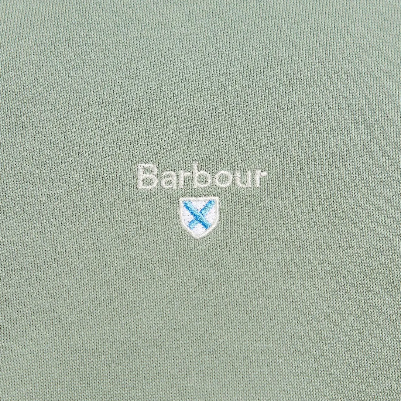 Barbour Rothley Half Zip Knit Agave Green