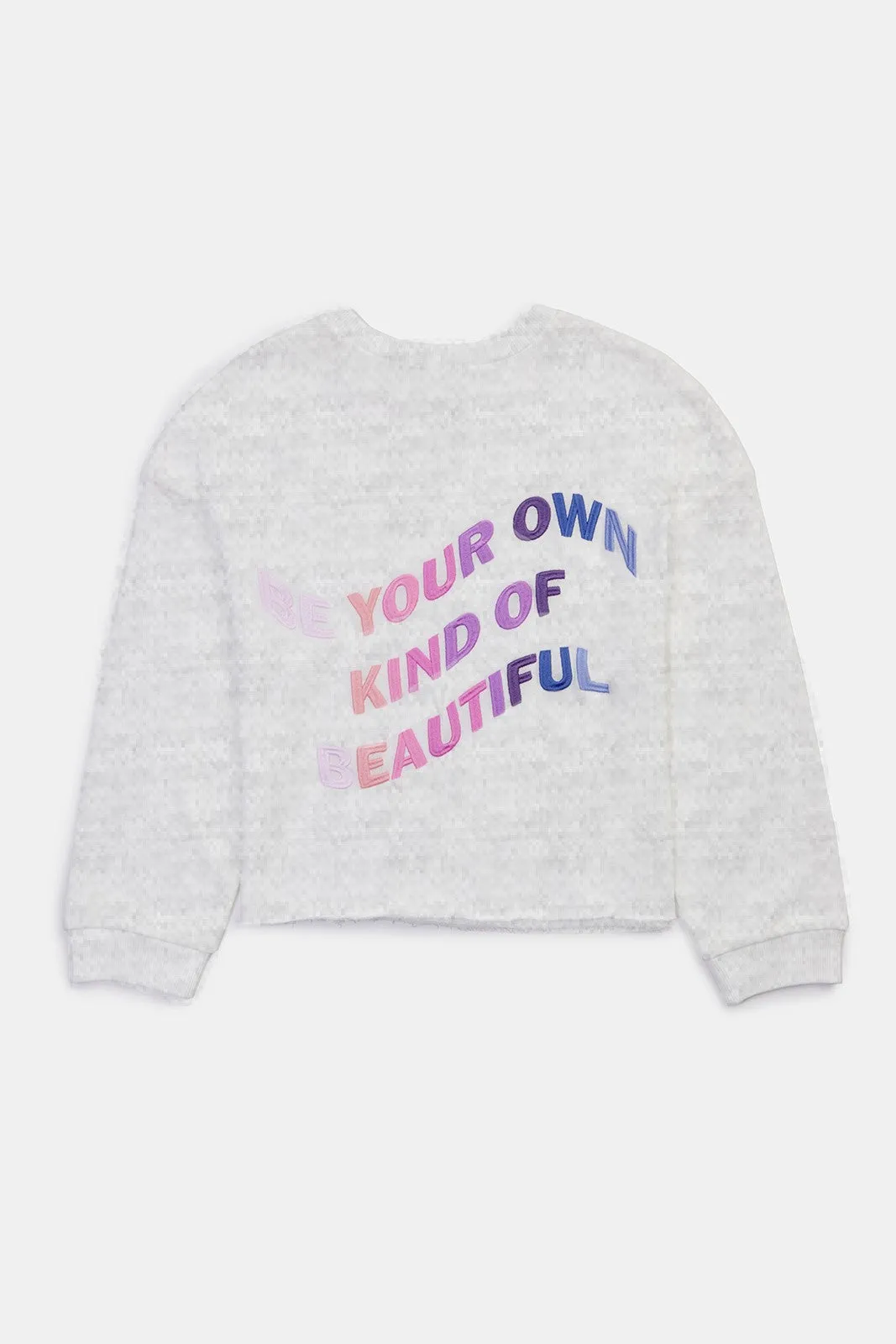 Beautiful You Sweatshirt, Heather Grey