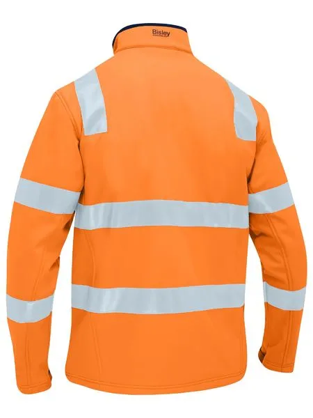 Bisley Taped Hi Vis Soft Shell Jacket (BJ6058T)