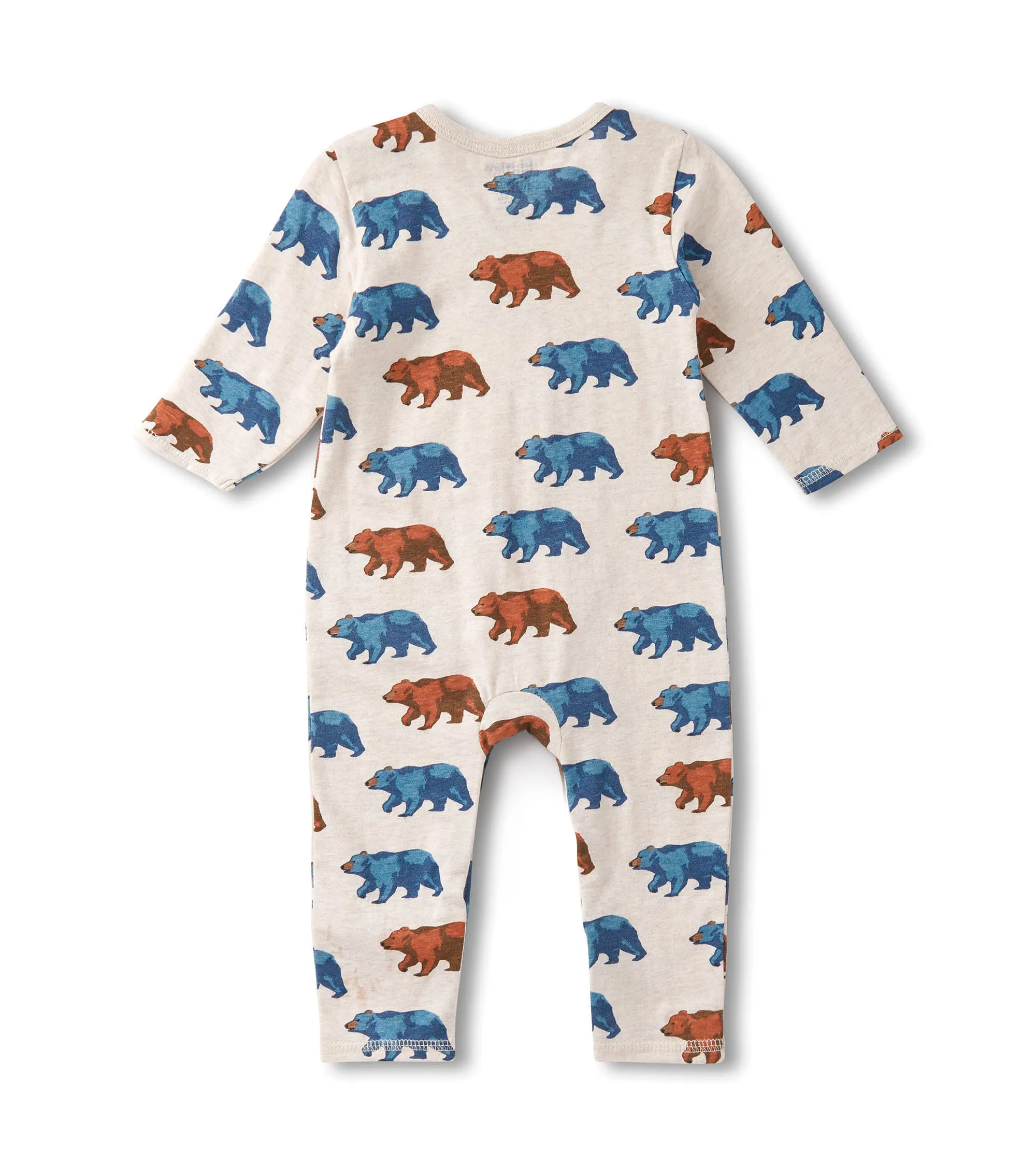 Bluestone Bears Long Sleeve Romper