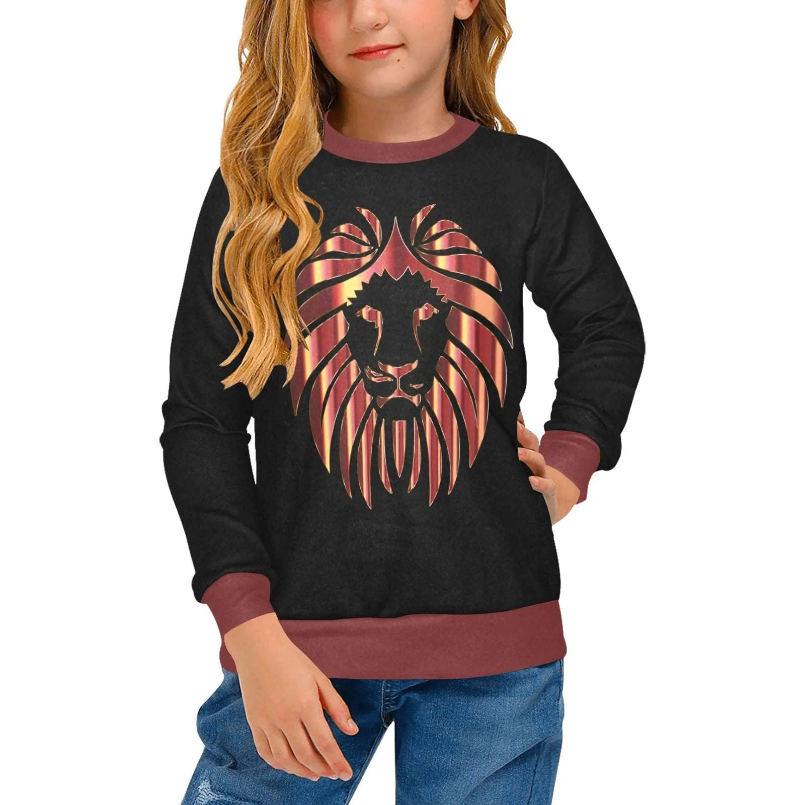 Bold Lion Girl's Sweatshirt