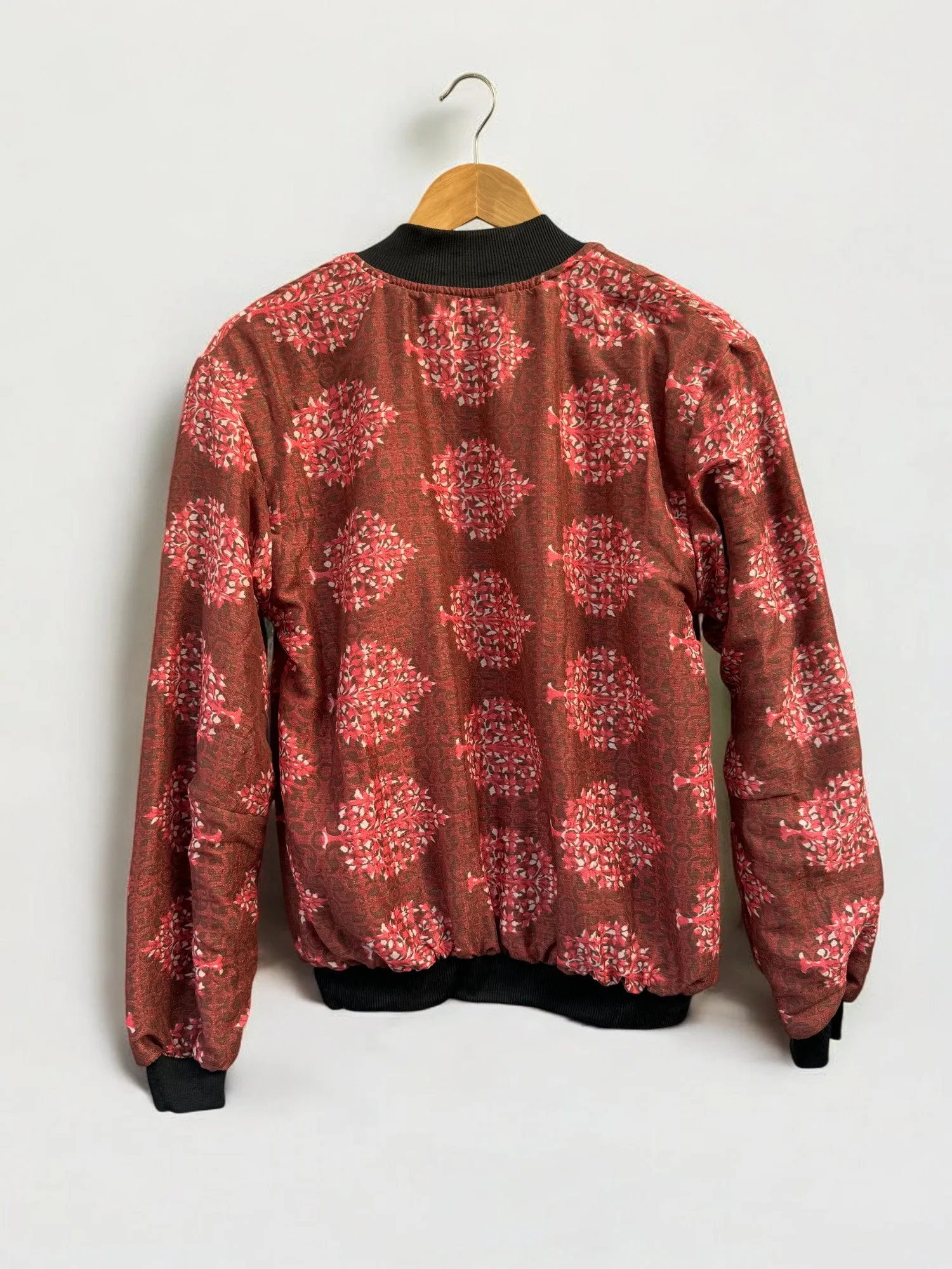 Bomber Jacket - Recycled Sari  | Small (8-10)