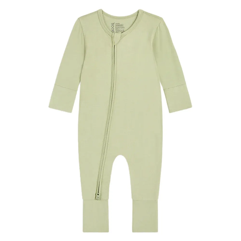 Boody Baby Long Sleeve Romper Sage