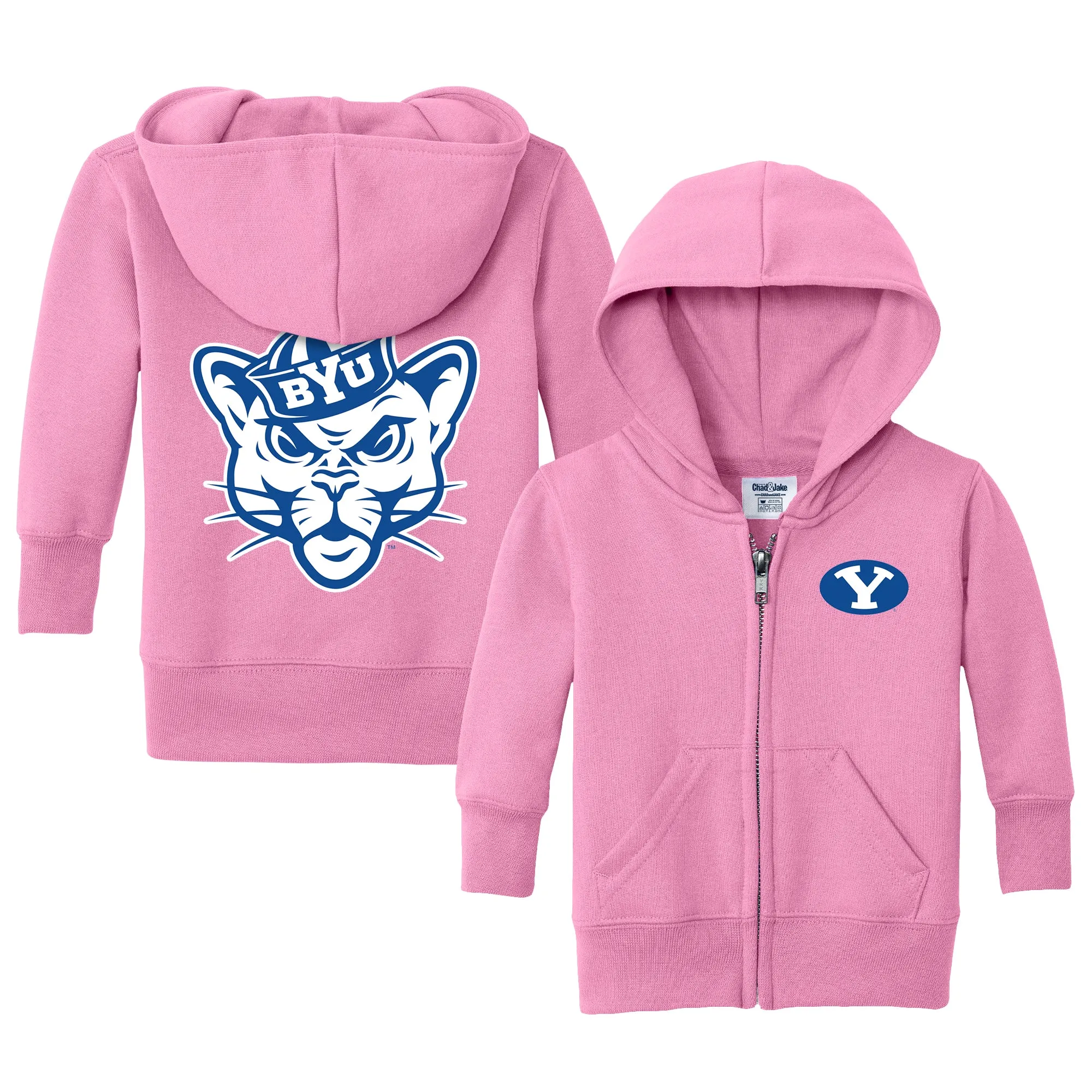 Brigham Young Cougars Logo Infant Full-Zip Sweatshirt