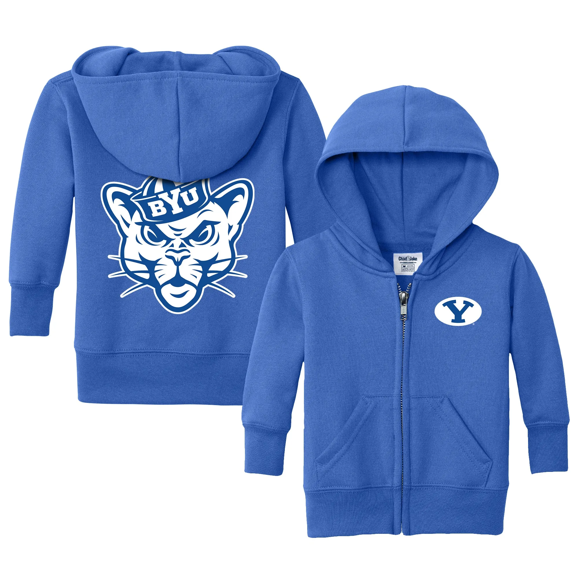 Brigham Young Cougars Logo Infant Full-Zip Sweatshirt