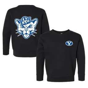 Brigham Young Cougars Logo Toddler Crewneck Sweatshirt