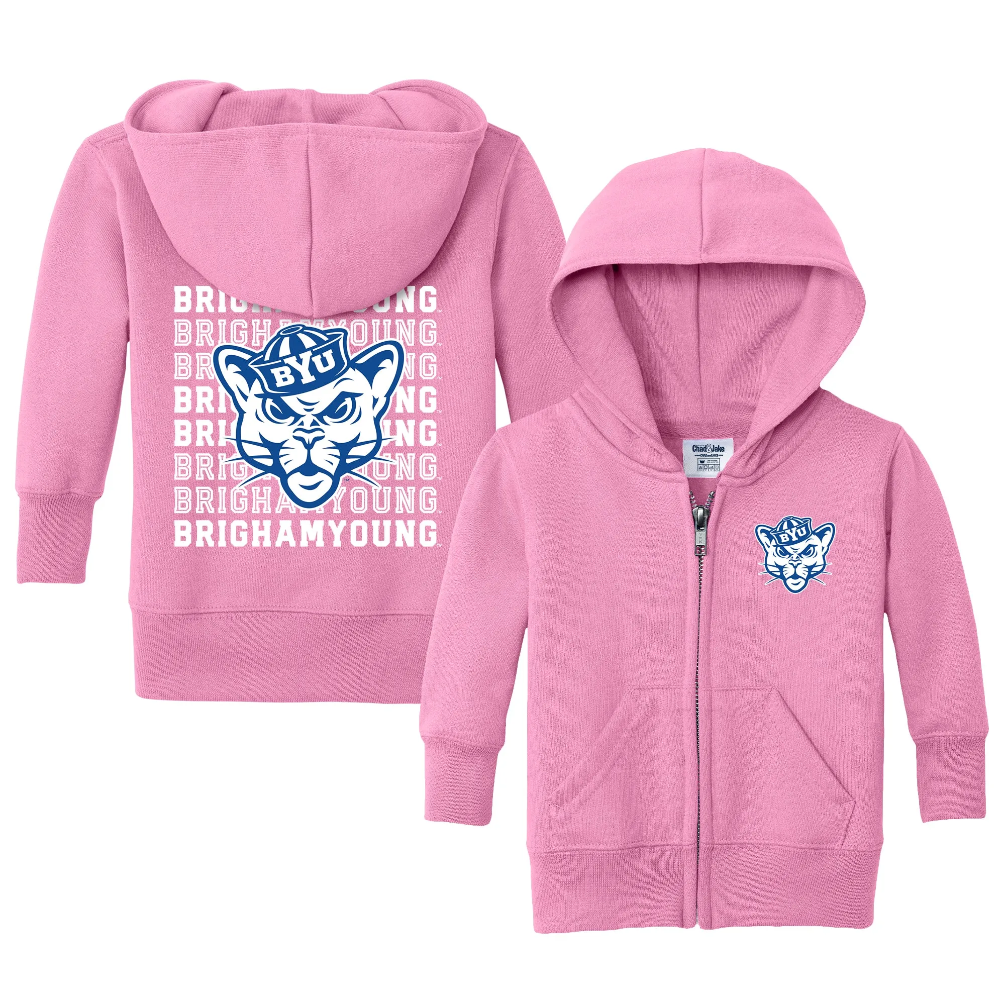 Brigham Young Cougars Retro Infant Full-Zip Sweatshirt