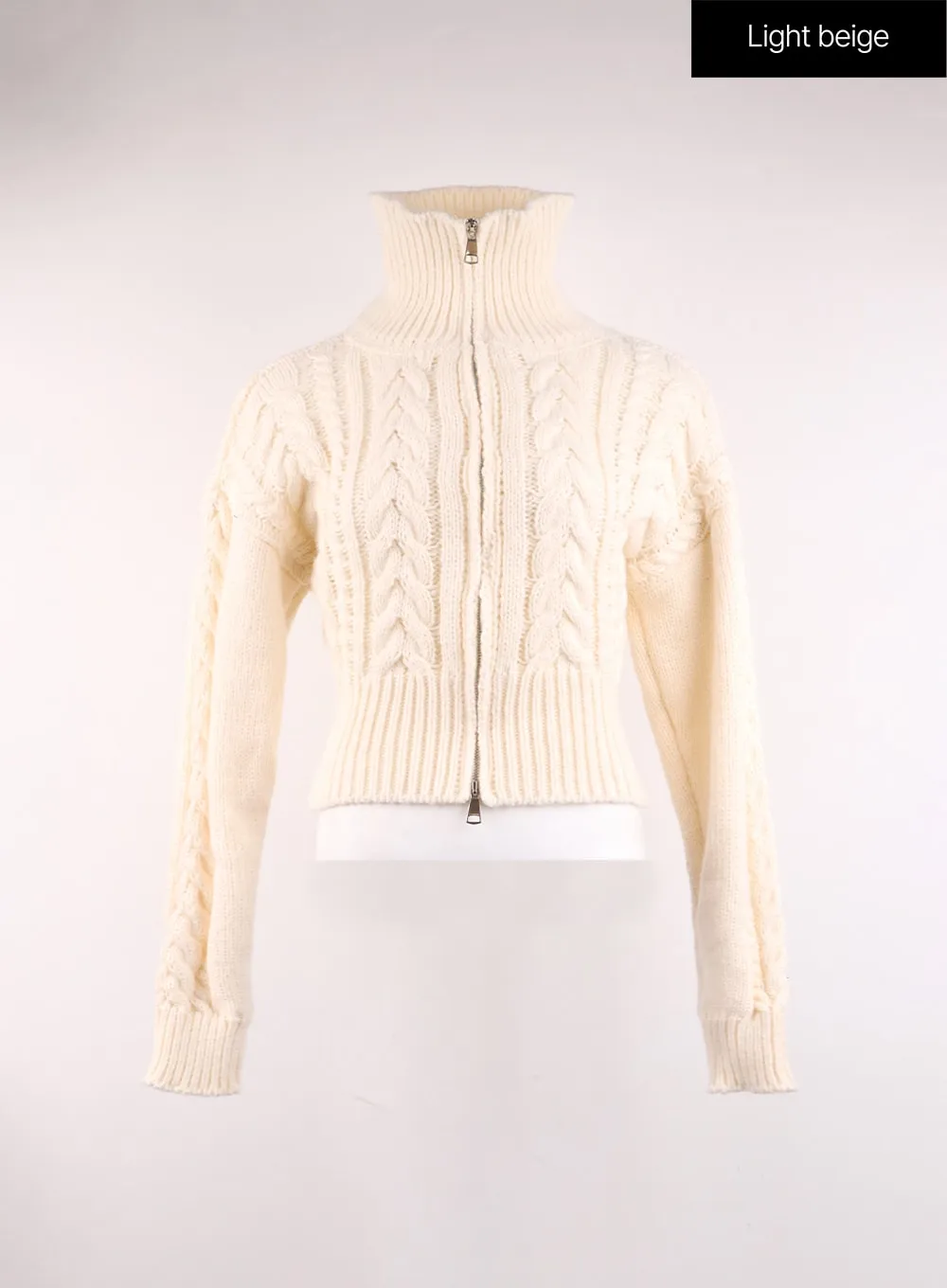 Cable Knit Crop Sweater OJ426