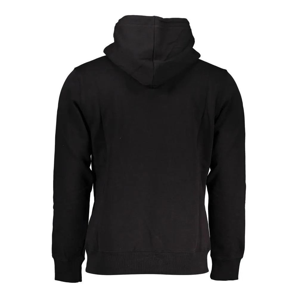 Calvin Klein Elegant Hooded Sweater with Contrasting Details