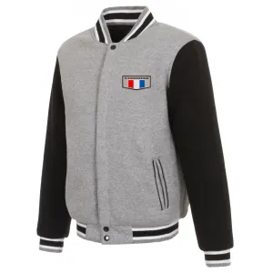 Camaro Shield Reversible Two-Tone Fleece Jacket