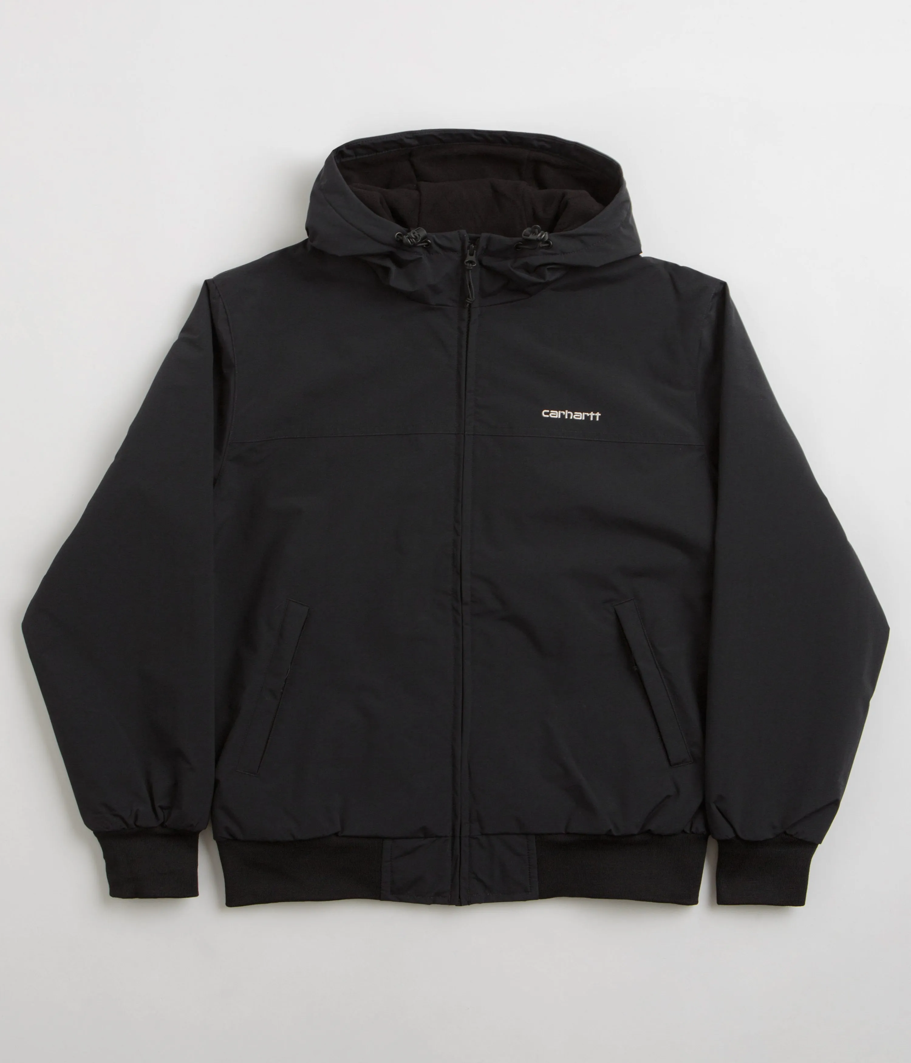 Carhartt Hooded Sail Jacket - Black / White