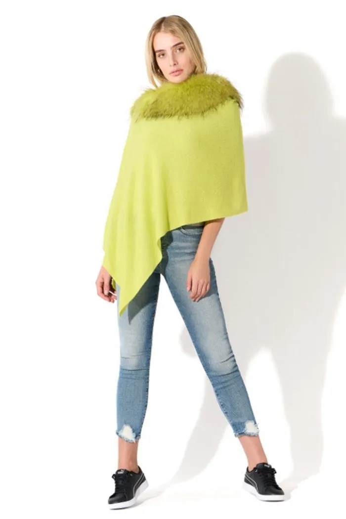 Cashmere Asymmetrical Poncho