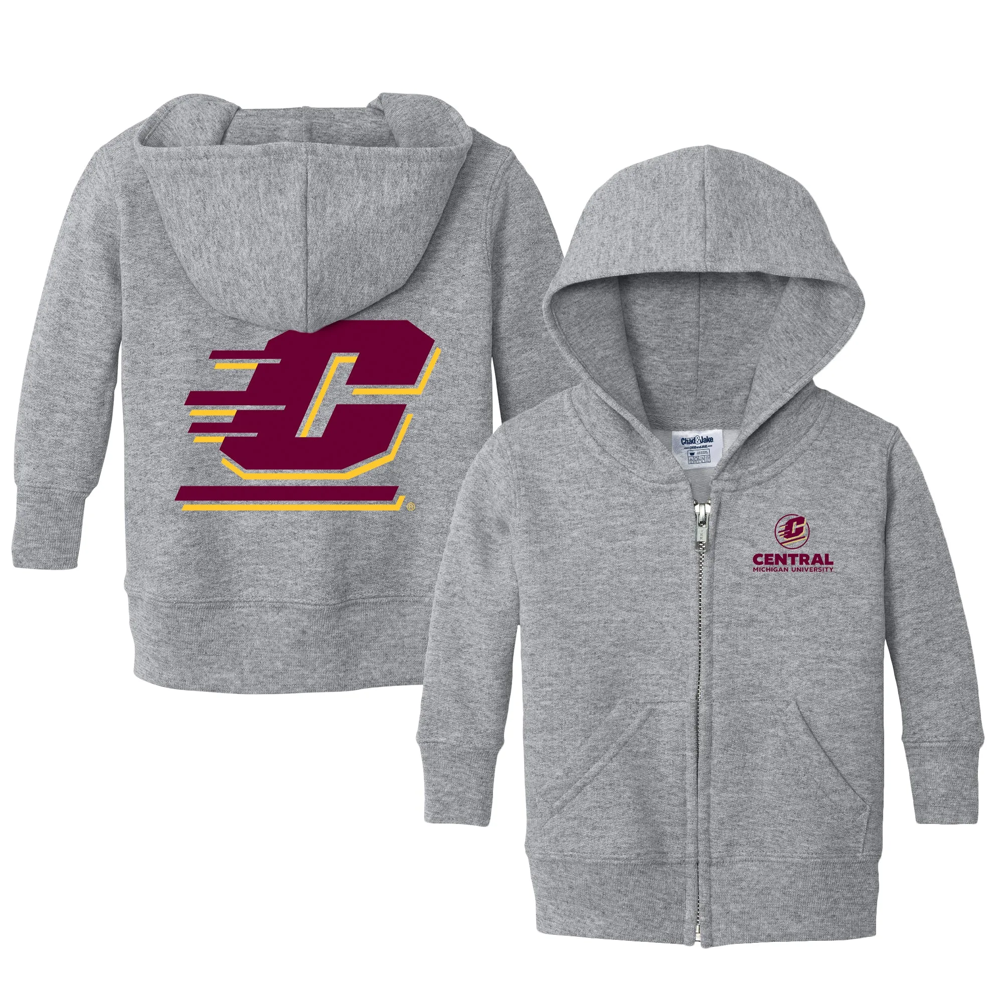 Central Michigan Chippewas Logo Infant Full-Zip Sweatshirt