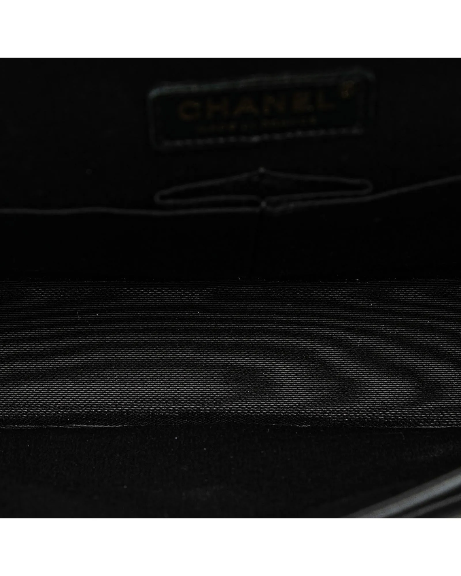 Chanel Classic Double Flap Lambskin Leather Shoulder Bag BeigeBlack