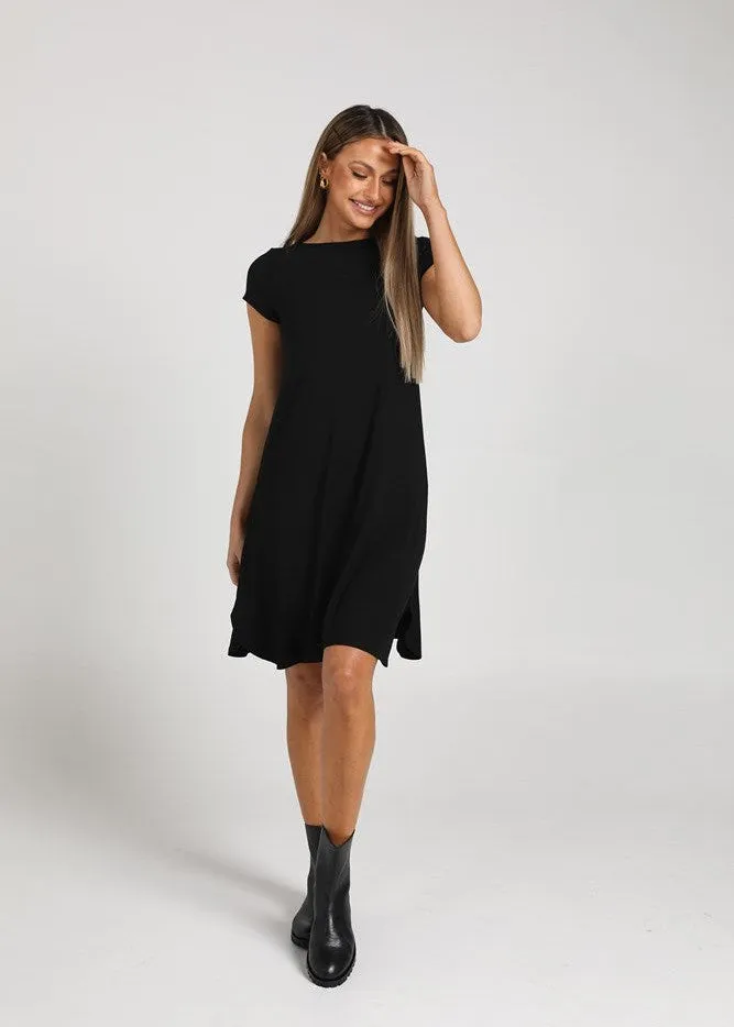 Cher Bamboo Short Sleeve T-Shirt Dress