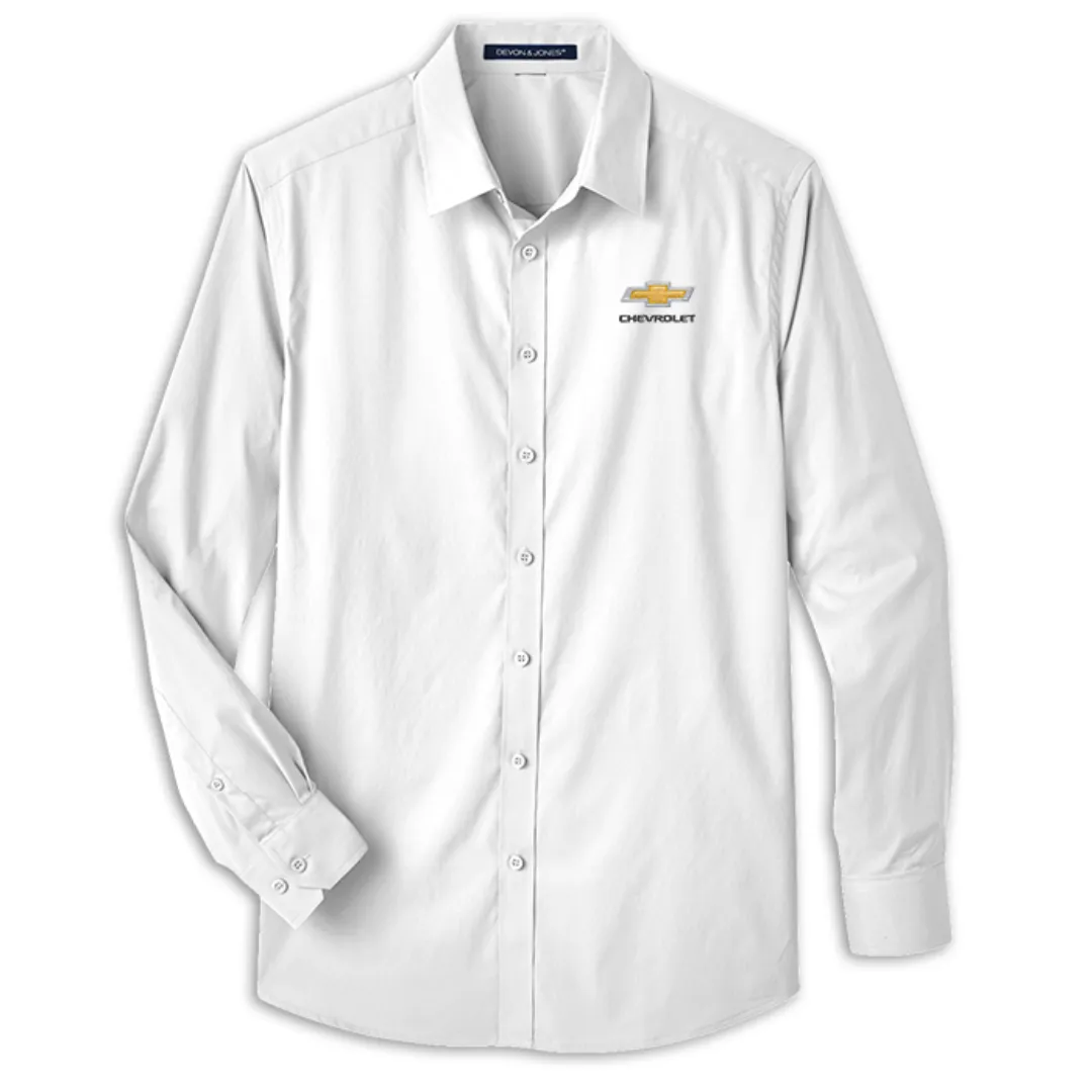 Chevrolet Gold Bowtie Crownlux Stretch Dress Shirt