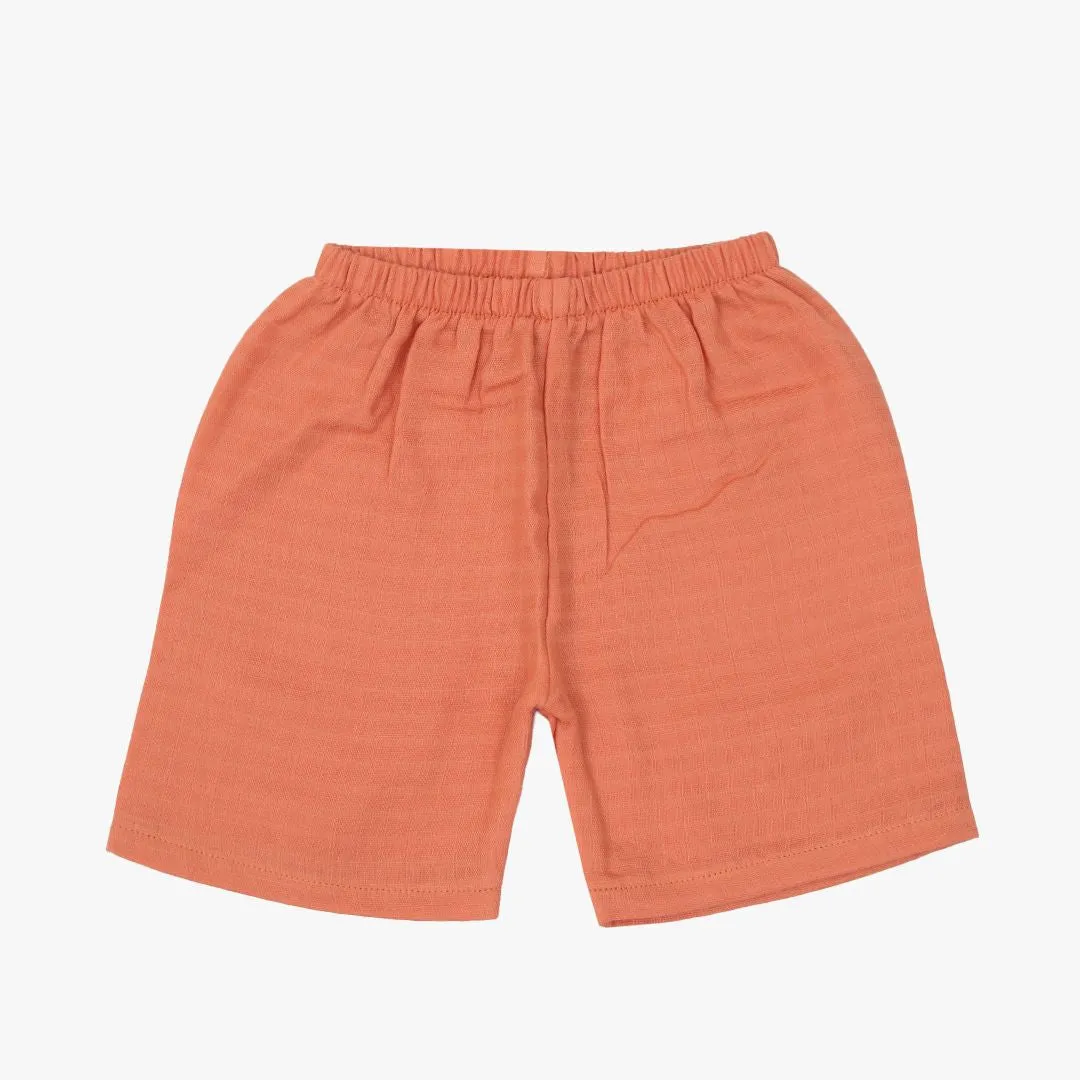 Collared Co-ord sets for kids - Coral