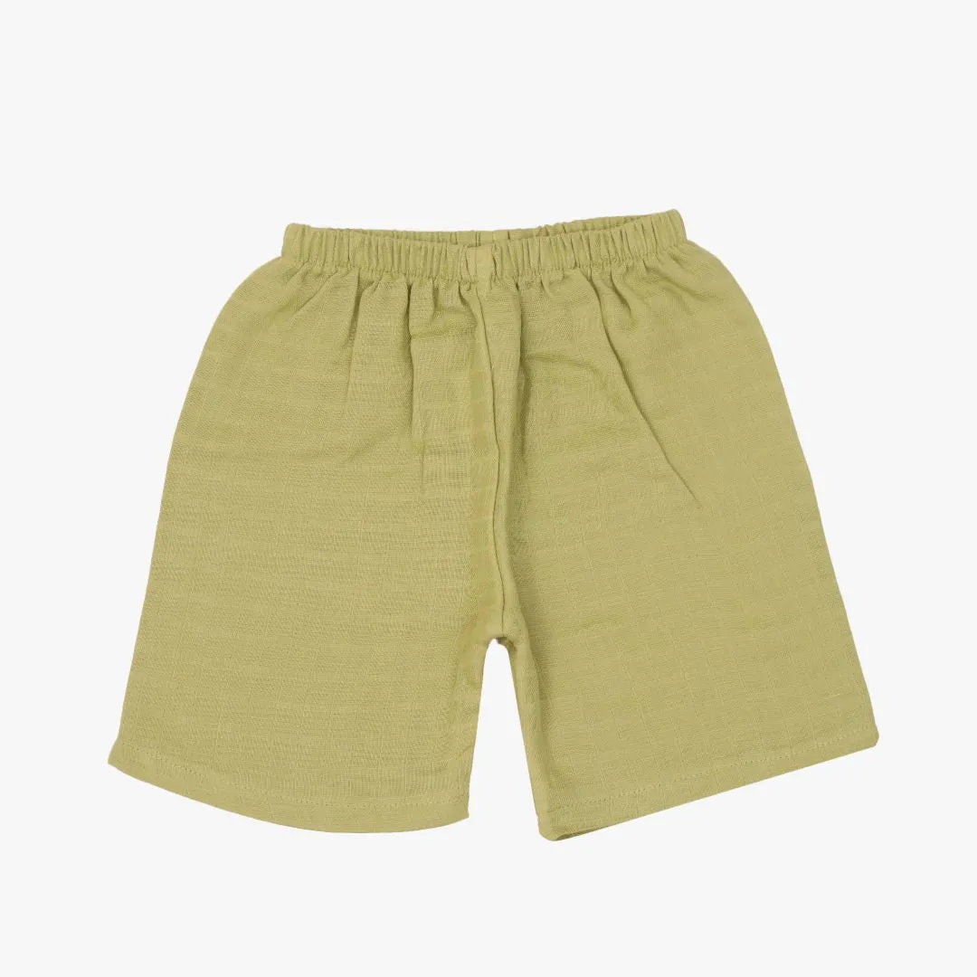 Collared Co-ord sets for kids - Olive