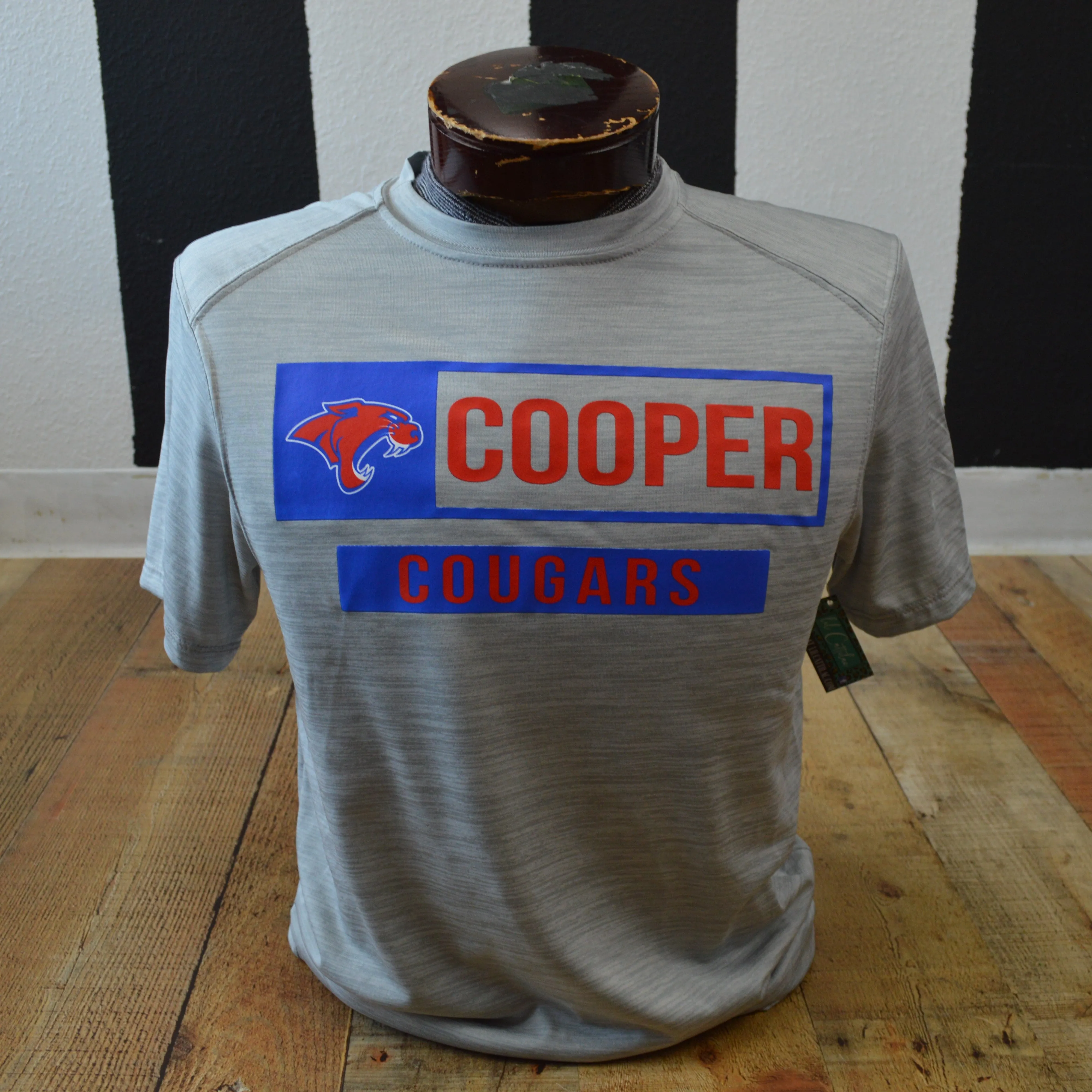 Cooper Cougars - Shadow Heather Wicking Tee