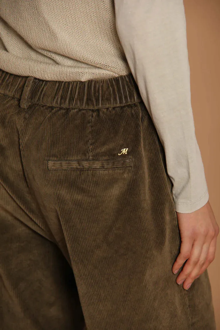 Cozy Straight Chino Corduroy Pants - Green