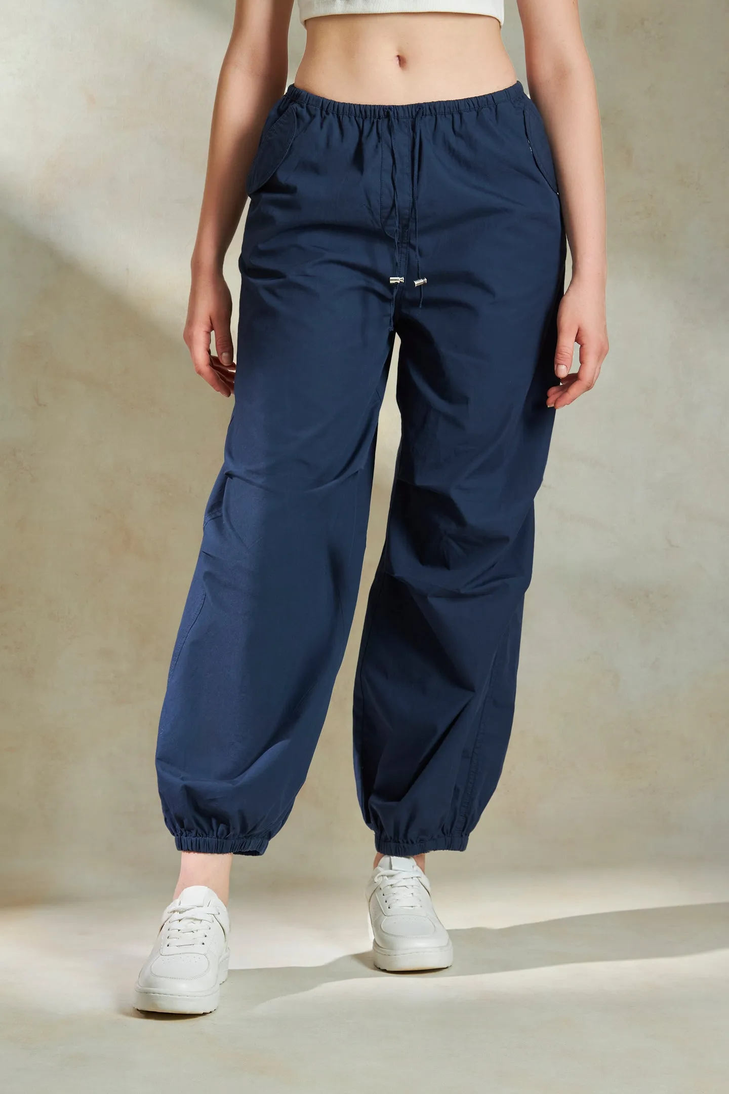 Cristin|Cotton Parachute Pants