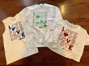 Diagonal Love Sweatshirt