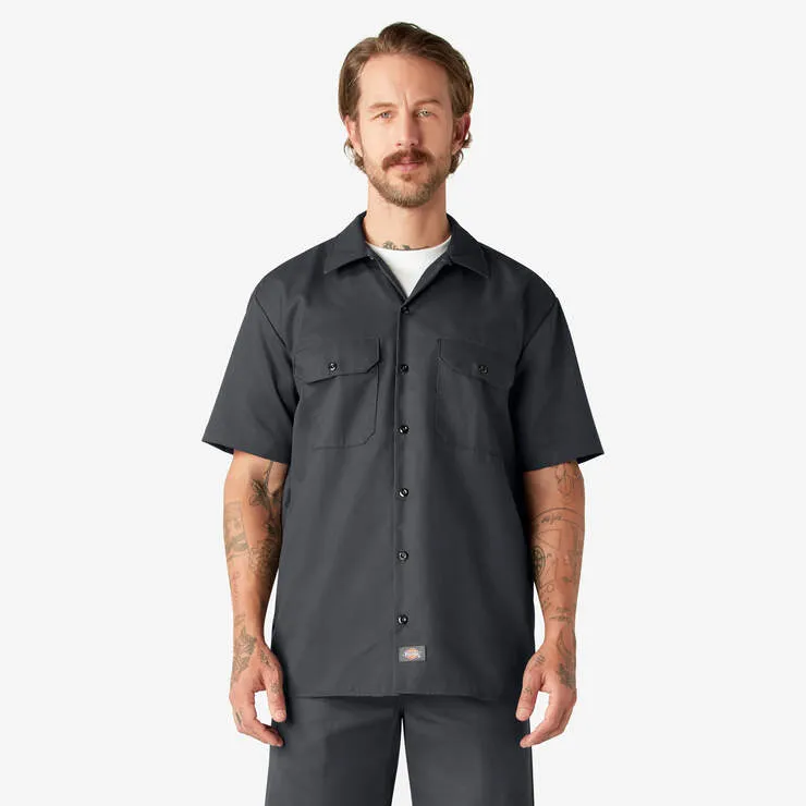 Dickies 1574 Short Sleeve Work Short -Charcoal