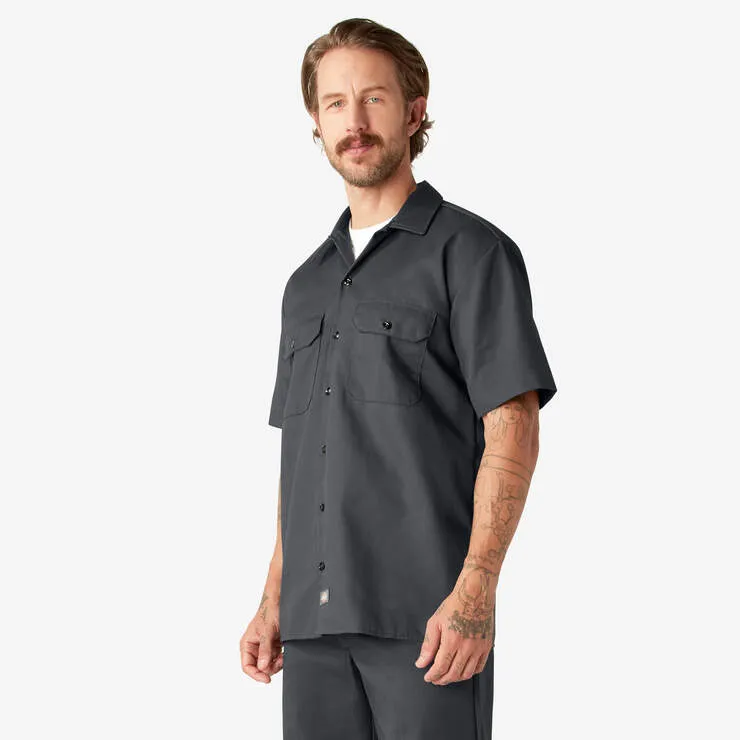 Dickies 1574 Short Sleeve Work Short -Charcoal