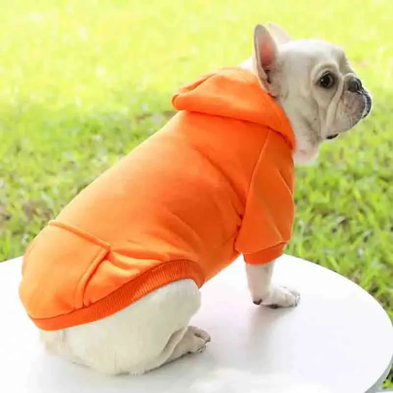 Dog Hoodie - Hooded Dog Sweatshirt for Winter - Warm Dog Sweater