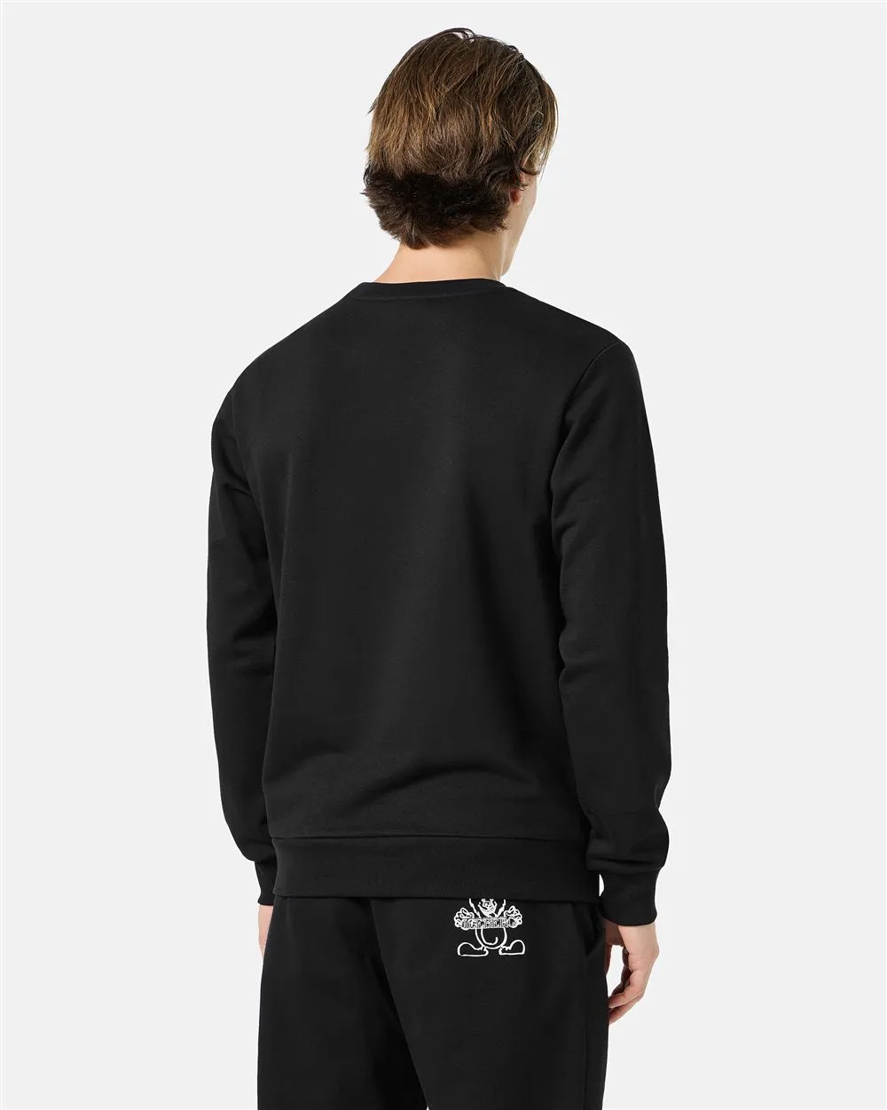 Embroidered Logo Sweat Shirt (Black) - I23E01163009000