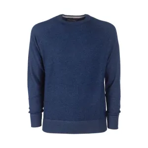 Emilio Romanelli Elegant Cashmere Crew Neck Sweater