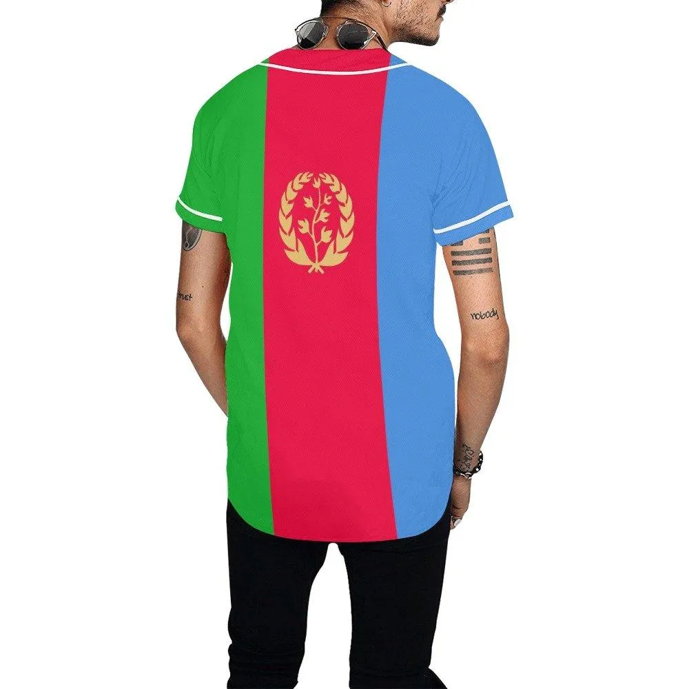 Eritrea Flag Baseball Men Jersey