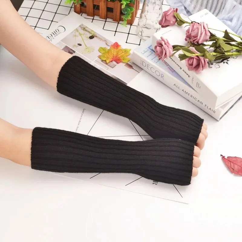 Fingerless Arm Warmer Gloves